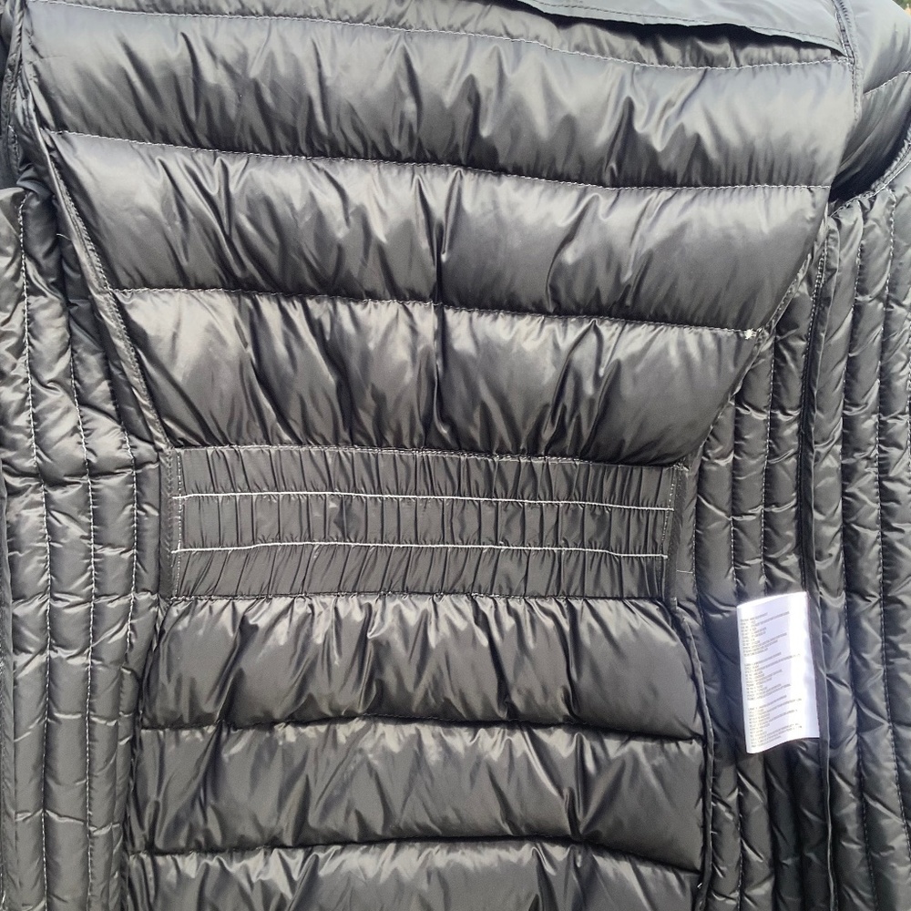 Michael Kors Gray Packable Down Fill Jacket With … - image 8